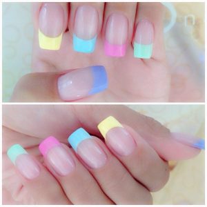 french manicure nails diy