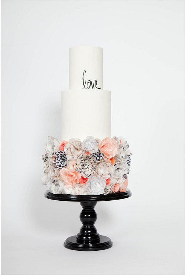 rice paper cake 2015 wedding cake trends