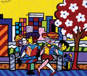 romero britto pop art contemporary art modern art graffiti art pumpernickel pixie