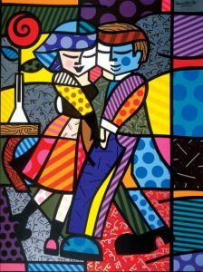 romero britto pop art contemporary art modern art graffiti art pumpernickel pixie