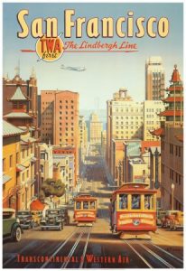vintage retro travel posters postcards pumpernickel pixie