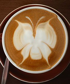 latte art coffee art pumpernickel pixie