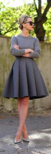 vintage retro full midi a line skirts pumpernickel pixie