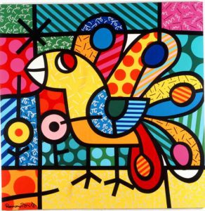 romero britto pop art contemporary art modern art graffiti art pumpernickel pixie