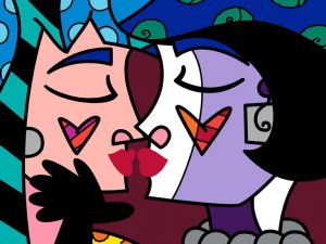 romero britto pop art contemporary art modern art graffiti art pumpernickel pixie