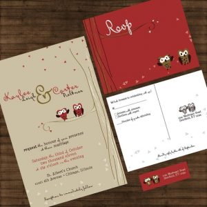 owl themed wedding invitations pumpernickel pixie