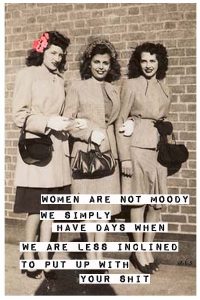 retro vintage quotes ads posters featuring women pumpernickel pixie