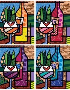 romero britto pop art contemporary art modern art graffiti art pumpernickel pixie