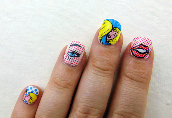 nail decals nail stickers nail art fashion nails manicures on pumpernickel pixie