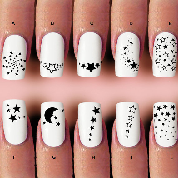 nail decals nail stickers nail art fashion nails manicures on pumpernickel pixie