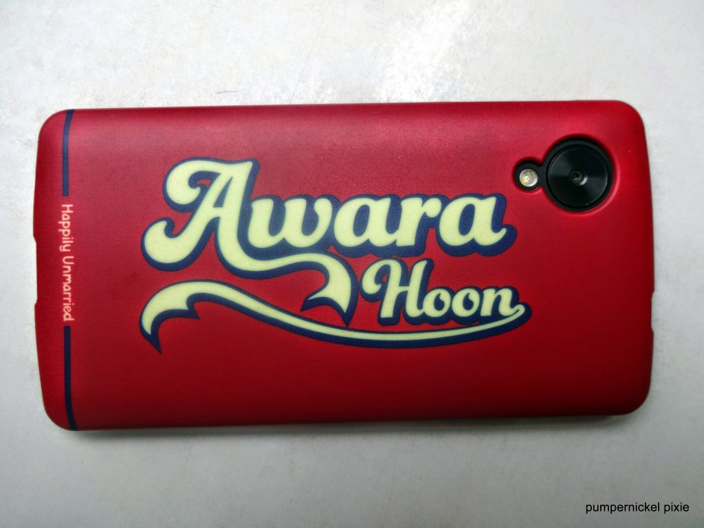 nexus 5 quirky mobile cover awara raj kapoor pumpernickel pixie