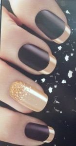 french manicure, fall french manicure, autumn french manicure, winter french manicure, fall nail trends, winter nail trends, fall nails 2015, winter nails 2015, glamorous french manicure, reverse french manicure, red french manicure, black french manicure, gold french manicure, french mani, festive french manicure, metallic french manicure, matte french manicure, glitter french manicure, pumpernickel pixie