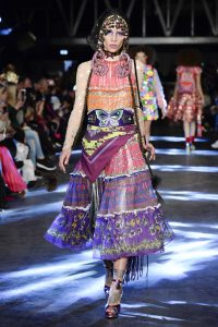 fashion week, spring summer 2016, paris, ready to wear, manish arora, indian fashion designer, india, kitsch, psychedelic, colorful, bohemian, gypsy, disco, hippie, quirky, drama, embellished, fun, happy, sequins, embroidery, tassels, prints, wearable fashion, eye catching, exclusively.com, vogue, runway, pumpernickel pixie