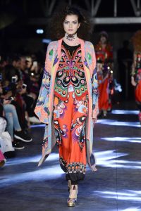 fashion week, spring summer 2016, paris, ready to wear, manish arora, indian fashion designer, india, kitsch, psychedelic, colorful, bohemian, gypsy, disco, hippie, quirky, drama, embellished, fun, happy, sequins, embroidery, tassels, prints, wearable fashion, eye catching, exclusively.com, vogue, runway, pumpernickel pixie