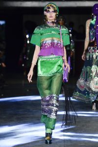 fashion week, spring summer 2016, paris, ready to wear, manish arora, indian fashion designer, india, kitsch, psychedelic, colorful, bohemian, gypsy, disco, hippie, quirky, drama, embellished, fun, happy, sequins, embroidery, tassels, prints, wearable fashion, eye catching, exclusively.com, vogue, runway, pumpernickel pixie