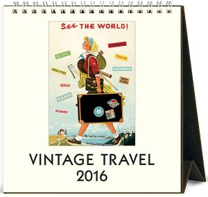  travel calendars, travel calendar 2016, travel, calendar, calendar 2016, print calendar, desk calendar, illustrated calendar, cities calendar, vintage calendar, world traveler calendar, calendar art, calendar illustration, 2016, pumpernickel pixie