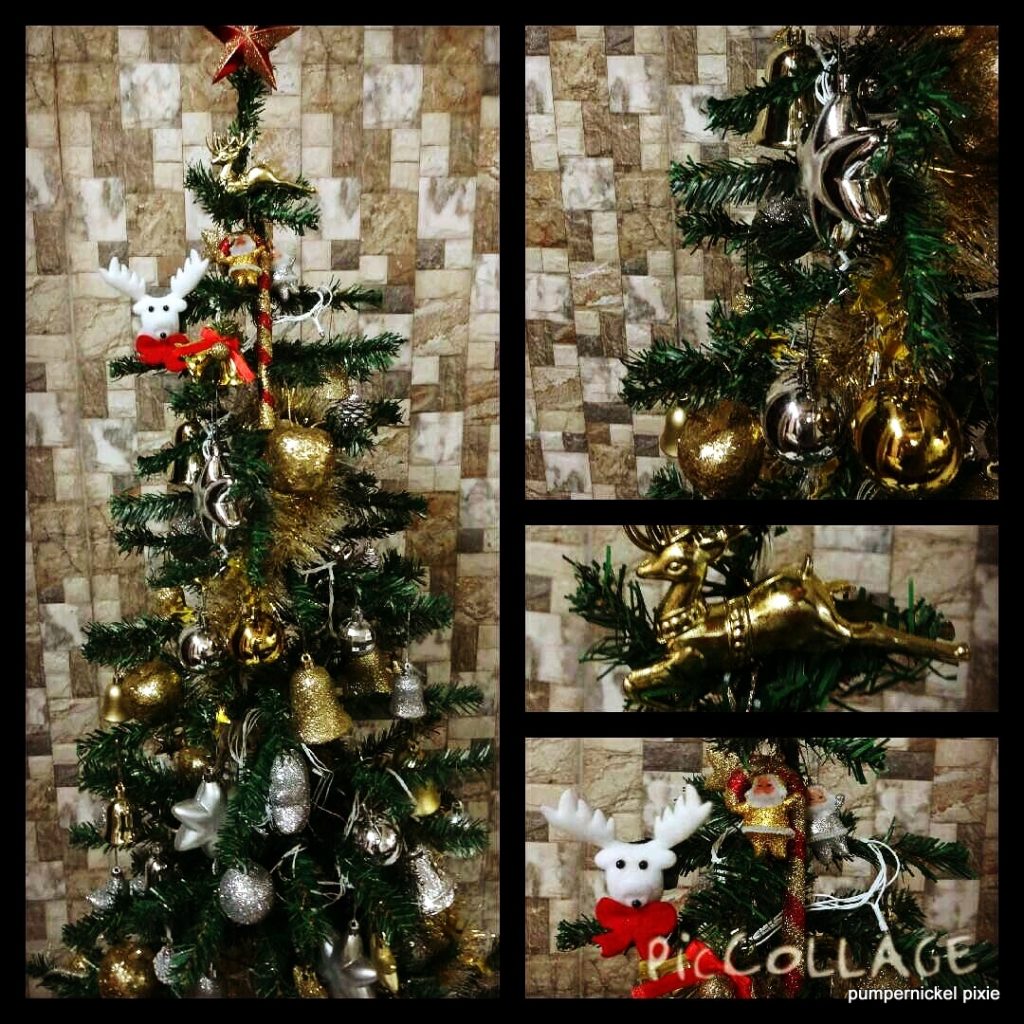 #2015, #christmas, christmas tree, white and gold christmas tree, christmas tree diy, christmas decorations, tree decorations, pumpernickel pixie
