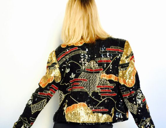 statement jacket, embellished jacket, beaded jacket, sequin jacket, party jacket, lace jacket, couture jacket, jackets, coats, new years party, party wear, pumpernickel pixie