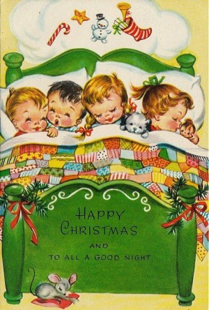 Sparkle #166: Vintage Holiday Cards - Pumpernickel Pixie