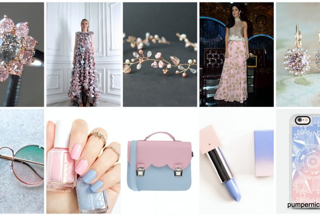 pantone color of the year, pantone colors for 2016, rose quartz and serenity, rose quartz serenity mood board, fashion mood board, rose quartz serenity palette, pink and blue, #rosequartz, #serenity, #colorsoftheyear, #pantone, pumpernickel pixie