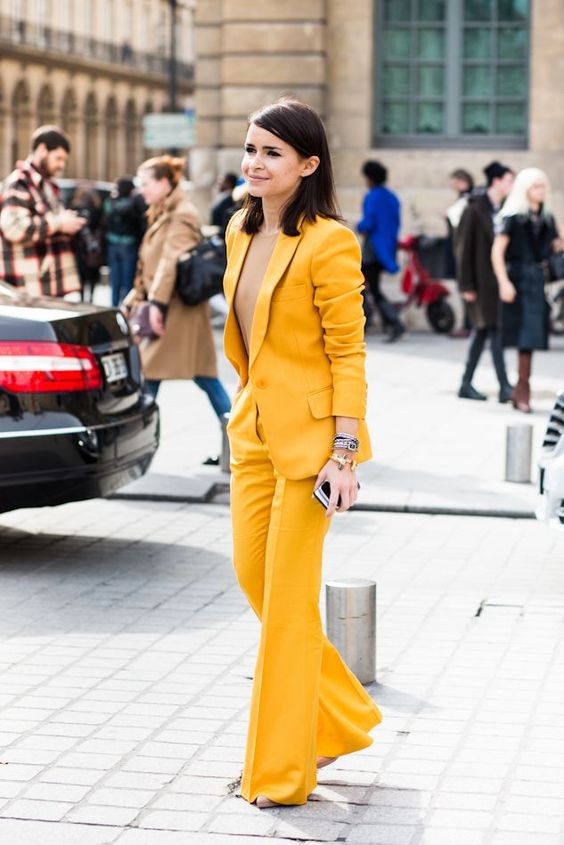 Sparkle #179: Pant Suits in Bright Colors - Pumpernickel Pixie