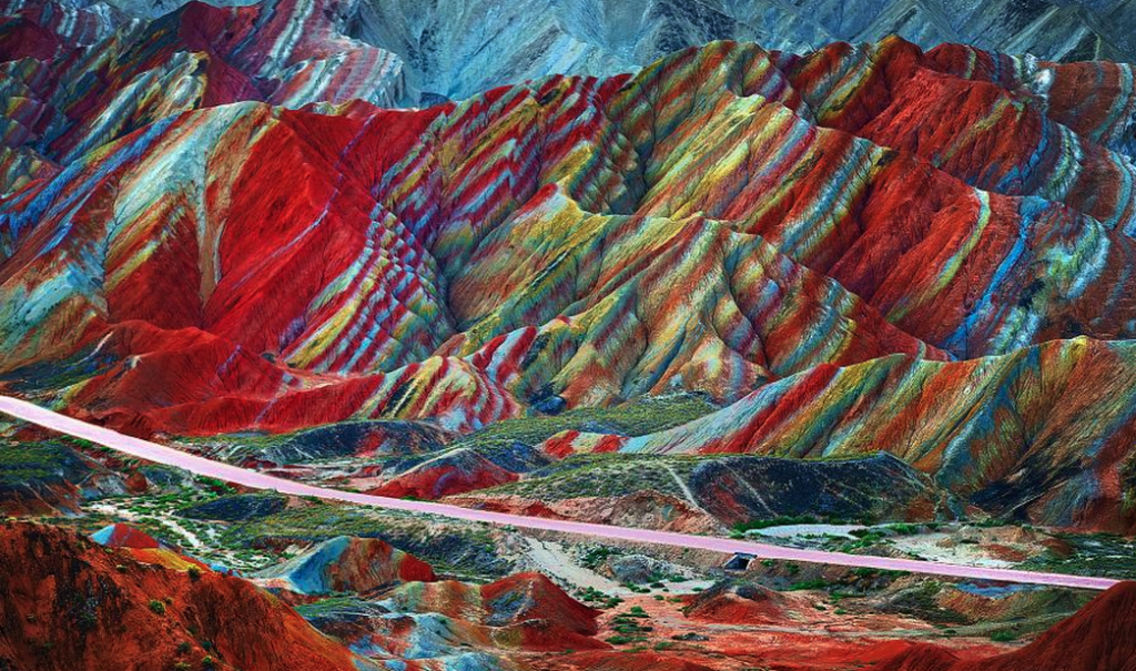 rainbow mountains, china, Zhangye Danxia National Geological Park, gansu china, natural wonder, nature travel destinations, geology, geography, world heritage site unesco, china travel, unique travel destinations, china, nature, earth, jyo, pumpernickel pixie 