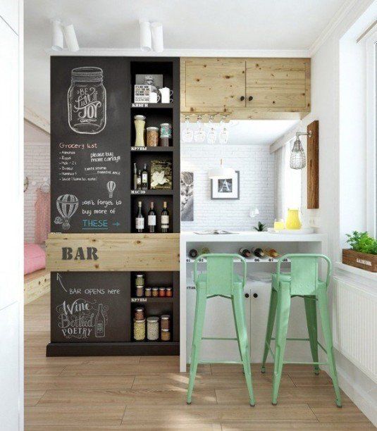 interior decoration, interior decor, decor ideas, room ideas, work space ideas, creative room, creative work space, creative decor, interior design, creative interiors, bright room, colorful room, room re decoration, creative decoration, room inspiration, work space inspiration, floating desk, chalkboard wall, chalkboard room, bright wall, yellow wall, storage cabinet, storage solutions, multi purpose cabinet, curtains, chair, rug, cushions, fur rug, fur cushion, yellow pink blue color scheme, room accessories, jyo, pumpernickel pixie